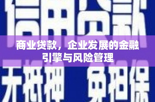 石门商业贷款，企业发展的金融引擎与风险管理