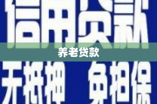 石门养老贷款
