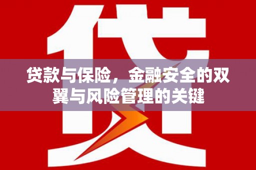 石门贷款与保险，金融安全的双翼与风险管理的关键