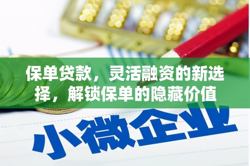 石门保单贷款，灵活融资的新选择，解锁保单的隐藏价值