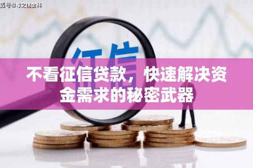 石门不看征信贷款，快速解决资金需求的秘密武器