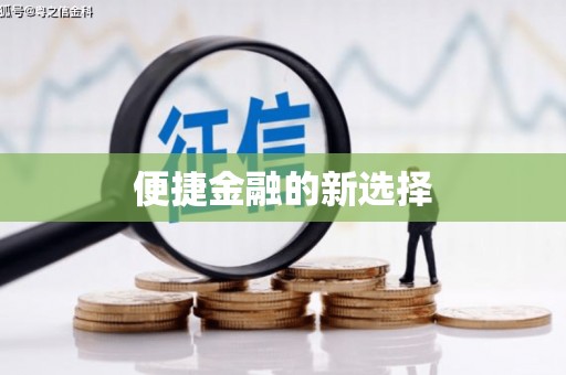 石门便捷金融的新选择