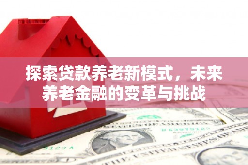 石门探索贷款养老新模式，未来养老金融的变革与挑战