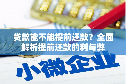 石门贷款能不能提前还款？全面解析提前还款的利与弊