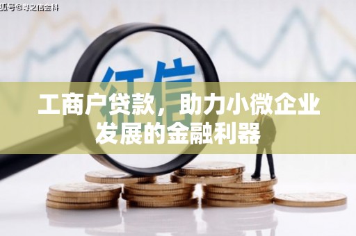 石门工商户贷款，助力小微企业发展的金融利器