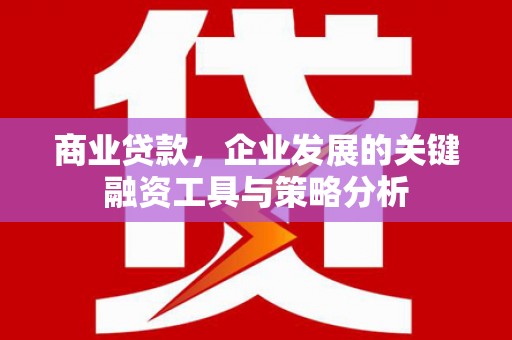 石门商业贷款，企业发展的关键融资工具与策略分析