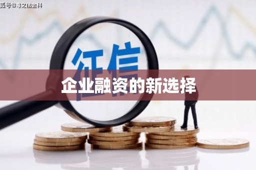 石门企业融资的新选择