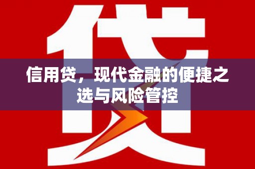 石门信用贷，现代金融的便捷之选与风险管控