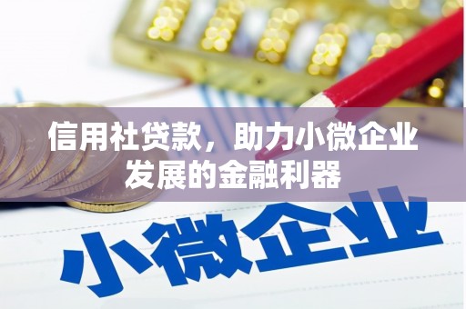石门信用社贷款，助力小微企业发展的金融利器