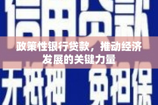 石门政策性银行贷款，推动经济发展的关键力量