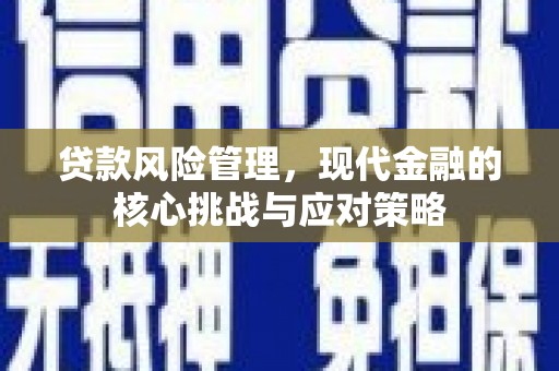 石门贷款风险管理，现代金融的核心挑战与应对策略