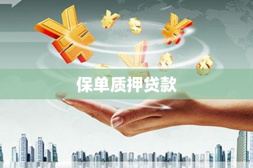 石门保单质押贷款