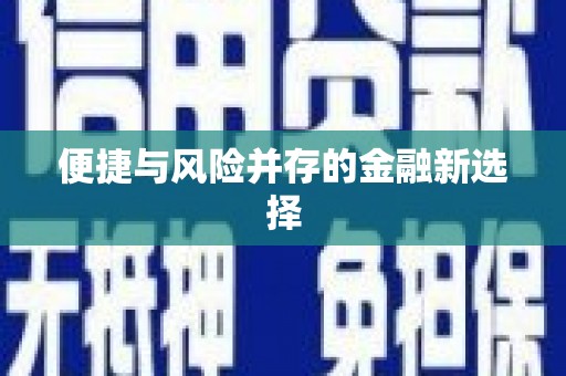 石门便捷与风险并存的金融新选择