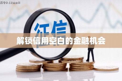 石门解锁信用空白的金融机会