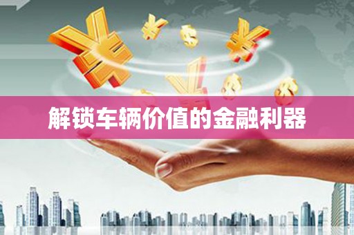 石门解锁车辆价值的金融利器