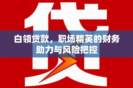 石门白领贷款，职场精英的财务助力与风险把控